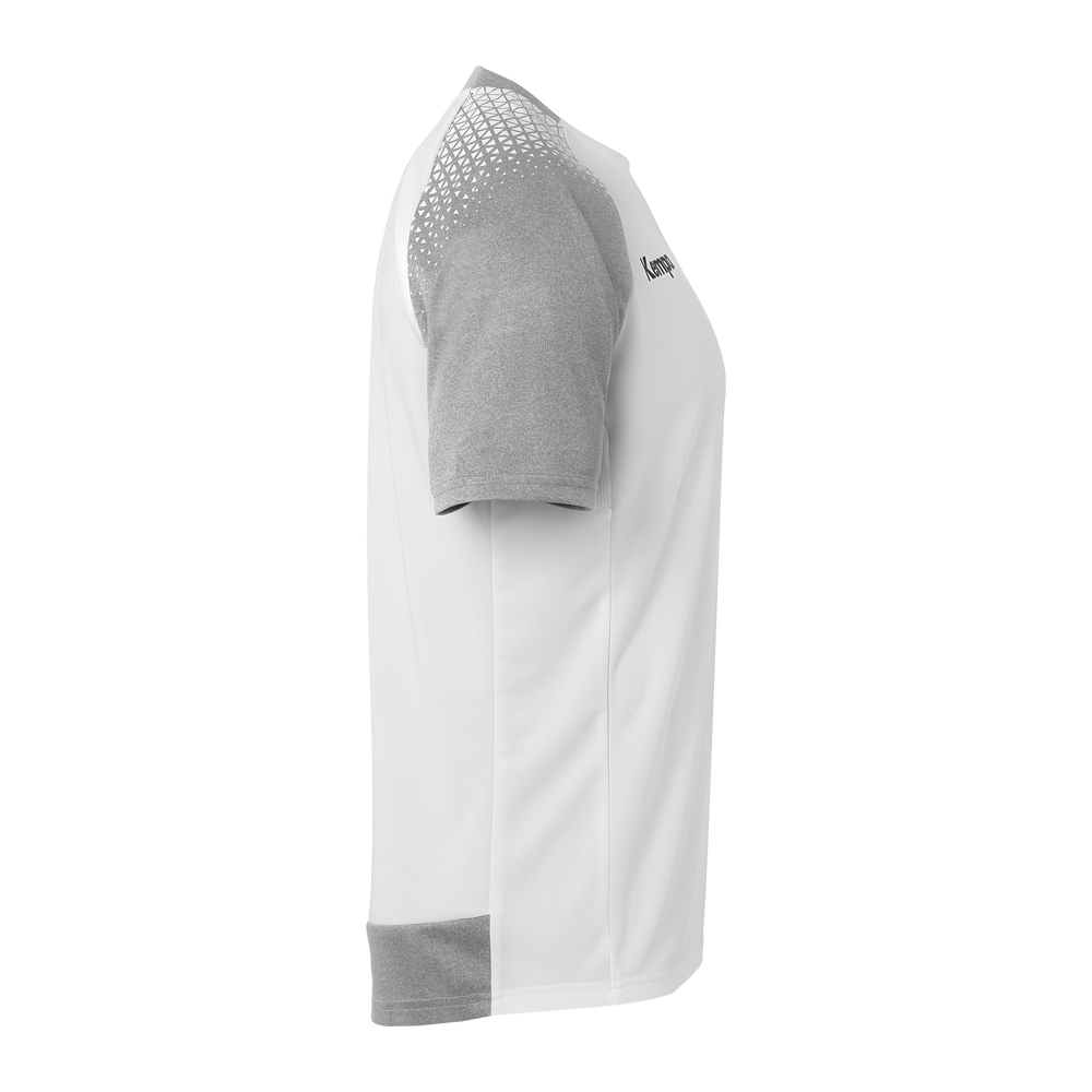 KEMPA Ambition 28 Shirt Kind (weiß/dark grau melange)