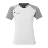 KEMPA Ambition 28 Shirt Damen (weiß/dark grau melange)
