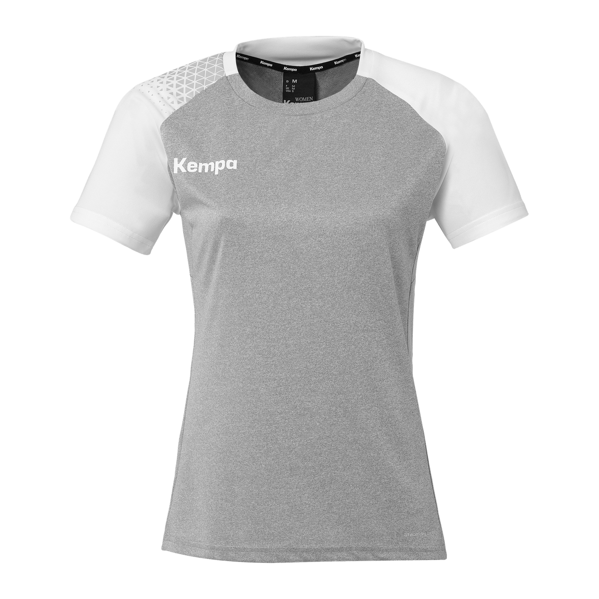 KEMPA Ambition 28 Shirt Damen (dark grau melange/weiß)