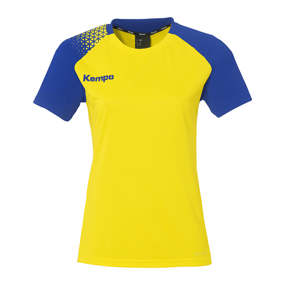 KEMPA Ambition 28 Shirt Damen (limonengelb/royal)