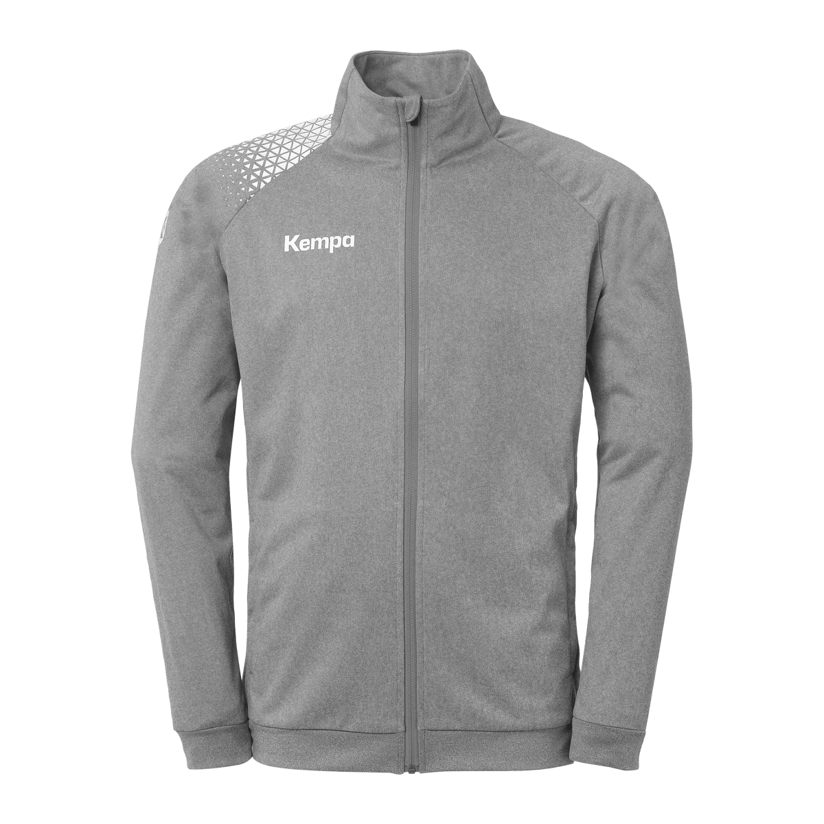 KEMPA Ambition 28 Poly Jacke Kind (dark grau melange/weiß)