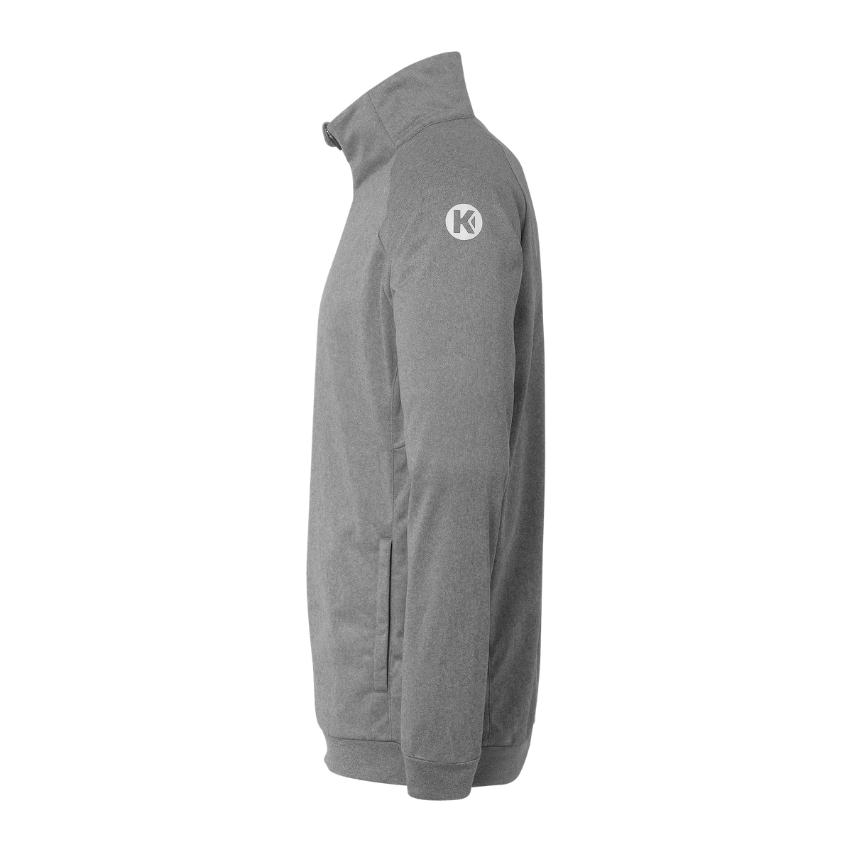 KEMPA Ambition 28 Poly Jacke Kind (dark grau melange/weiß)