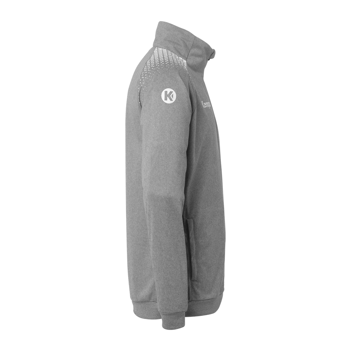 KEMPA Ambition 28 Poly Jacke Kind (dark grau melange/weiß)