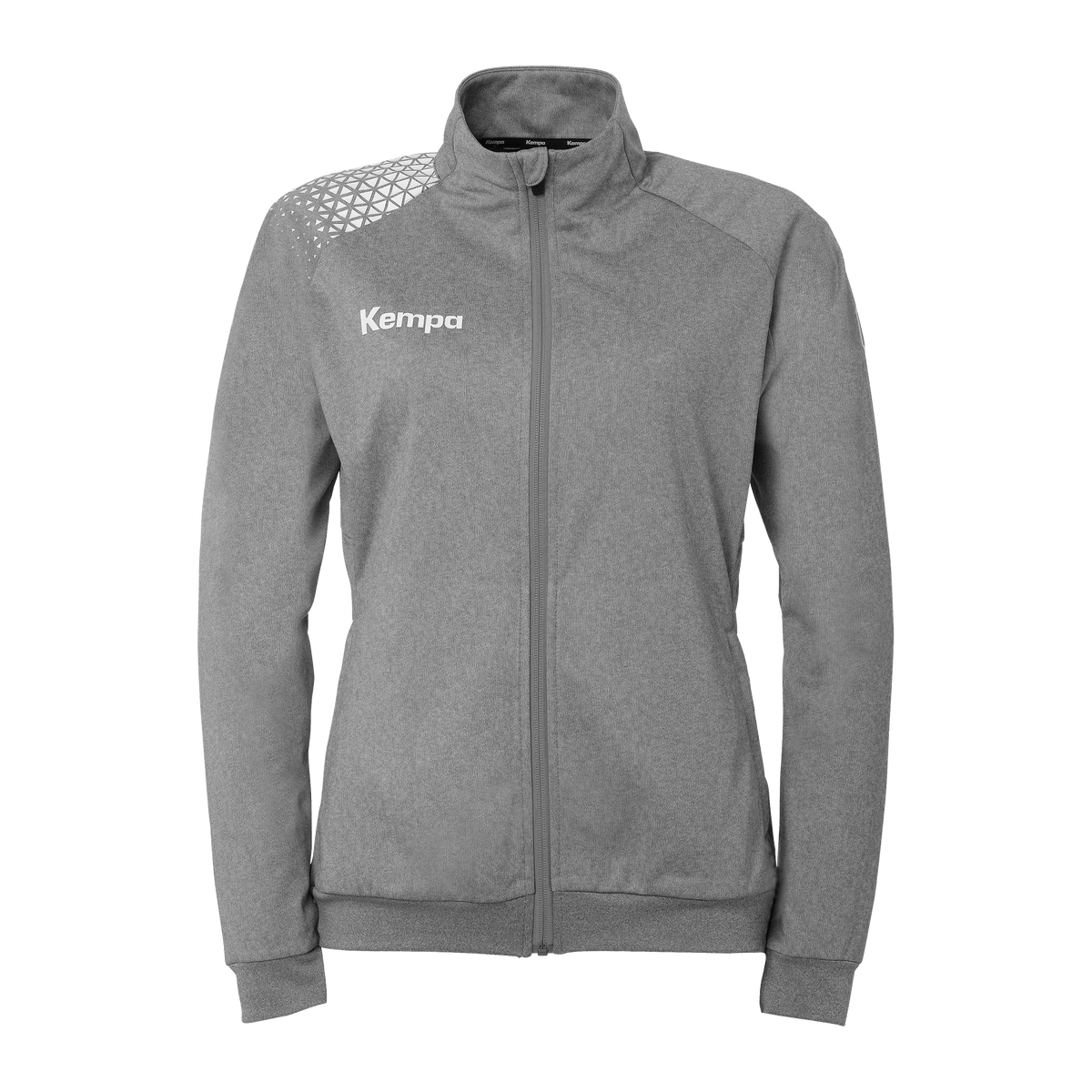 KEMPA Ambition 28 Poly Jacke Damen (dark grau melange/weiß)