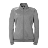 KEMPA Ambition 28 Poly Jacke Damen (dark grau melange/weiß)
