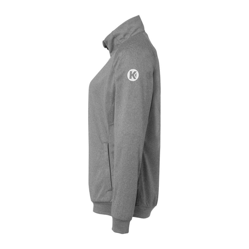 KEMPA Ambition 28 Poly Jacke Damen (dark grau melange/weiß)