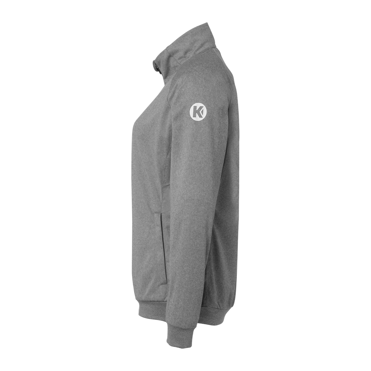 KEMPA Ambition 28 Poly Jacke Damen (dark grau melange/weiß)