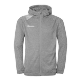 KEMPA Ambition 28 Kapuzenjacke Kind (dark grau melange/weiß)