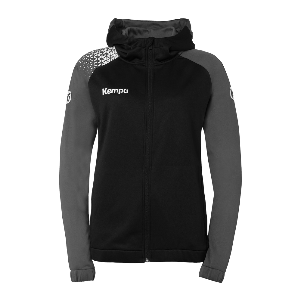 KEMPA Ambition 28 Kapuzenjacke Damen (schwarz/anthra)