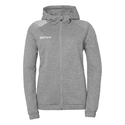 KEMPA Ambition 28 Kapuzenjacke Damen Dunkelgrau