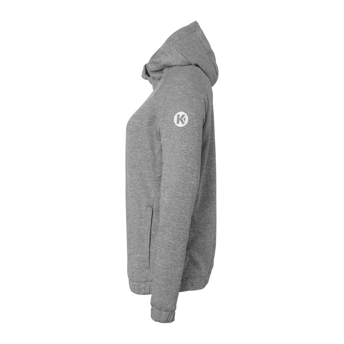 KEMPA Ambition 28 Kapuzenjacke Damen (dark grau melange/weiß)
