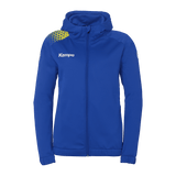 KEMPA Ambition 28 Kapuzenjacke Damen (royal/limonengelb)