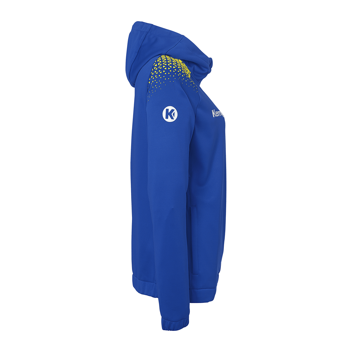 KEMPA Ambition 28 Kapuzenjacke Damen (royal/limonengelb)