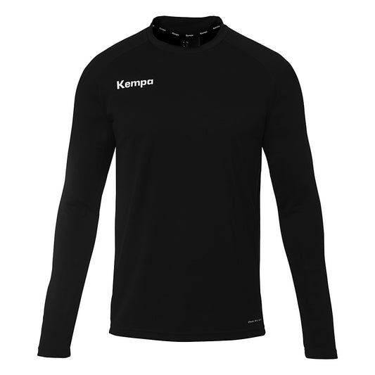 KEMPA Performance Langarmshirt Herren Schwarz