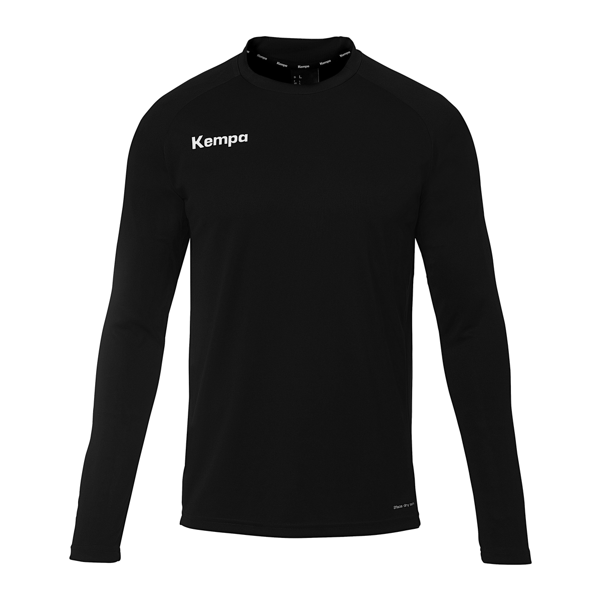 KEMPA Performance Langarmshirt Kind (schwarz)
