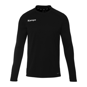 KEMPA Performance Langarmshirt Kind (schwarz)