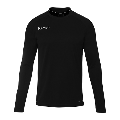 KEMPA Performance Langarmshirt Kind (schwarz)