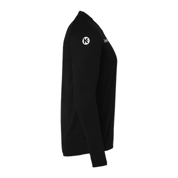 KEMPA Performance Langarmshirt Kind (schwarz)