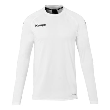 KEMPA Performance Langarmshirt Herren Weiß