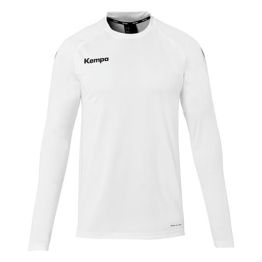KEMPA Performance Langarmshirt Herren Weiß