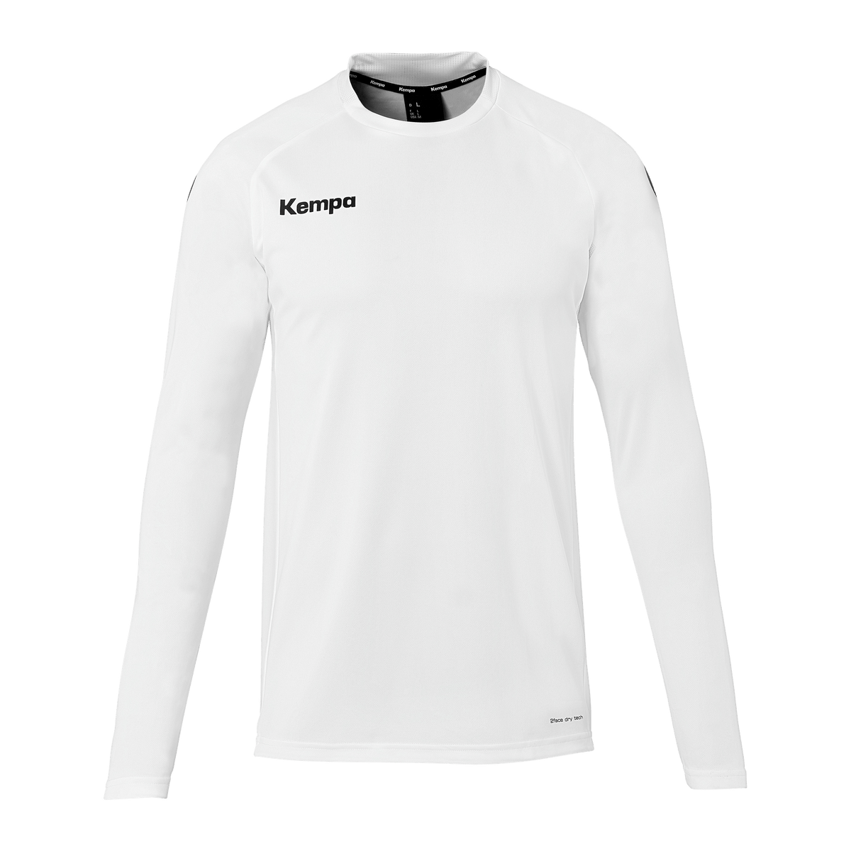 KEMPA Performance Langarmshirt Kind (weiß)