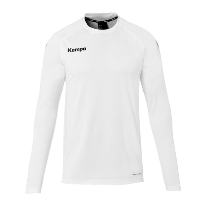 KEMPA Performance Langarmshirt Kind (weiß)