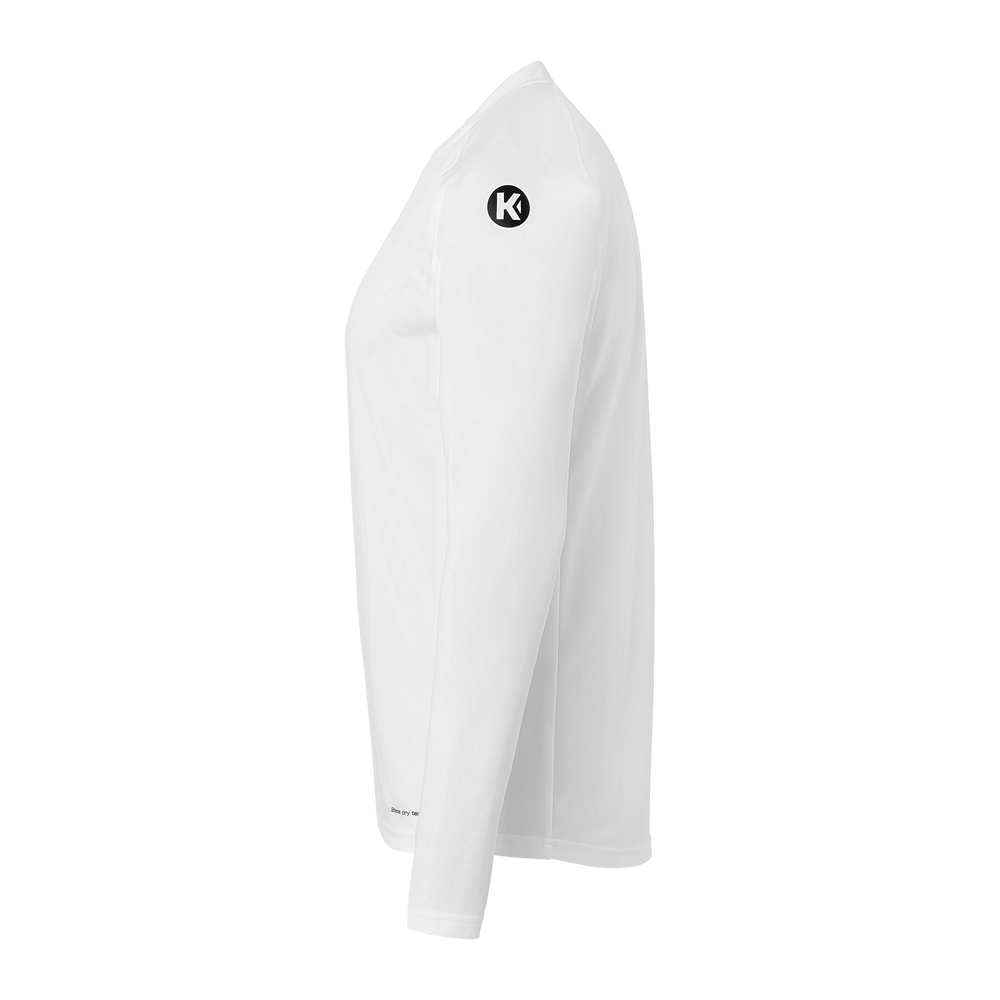 KEMPA Performance Langarmshirt Kind (weiß)