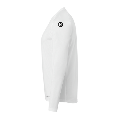 KEMPA Performance Langarmshirt Kind (weiß)