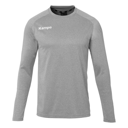 KEMPA Performance Langarmshirt Kind Dunkelgrau