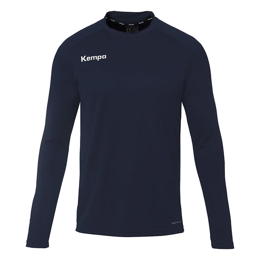 KEMPA Performance Langarmshirt Kind Dunkelblau