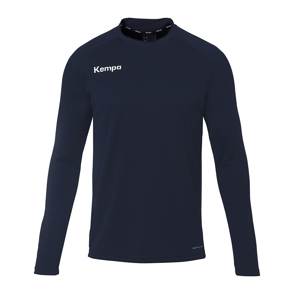 KEMPA Performance Langarmshirt Kind (marine)