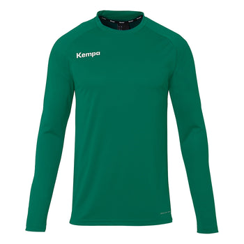 KEMPA Performance Langarmshirt Kind Grün