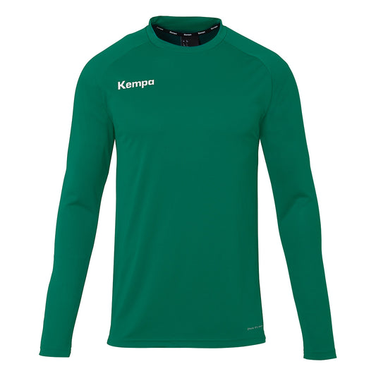 KEMPA Performance Langarmshirt Kind Grün