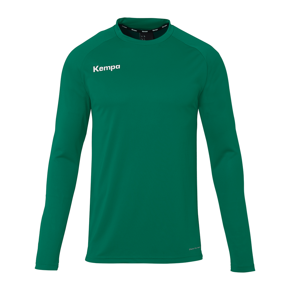 KEMPA Performance Langarmshirt Kind (lagune)