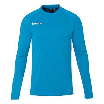 KEMPA Performance Langarmshirt Kind Blau