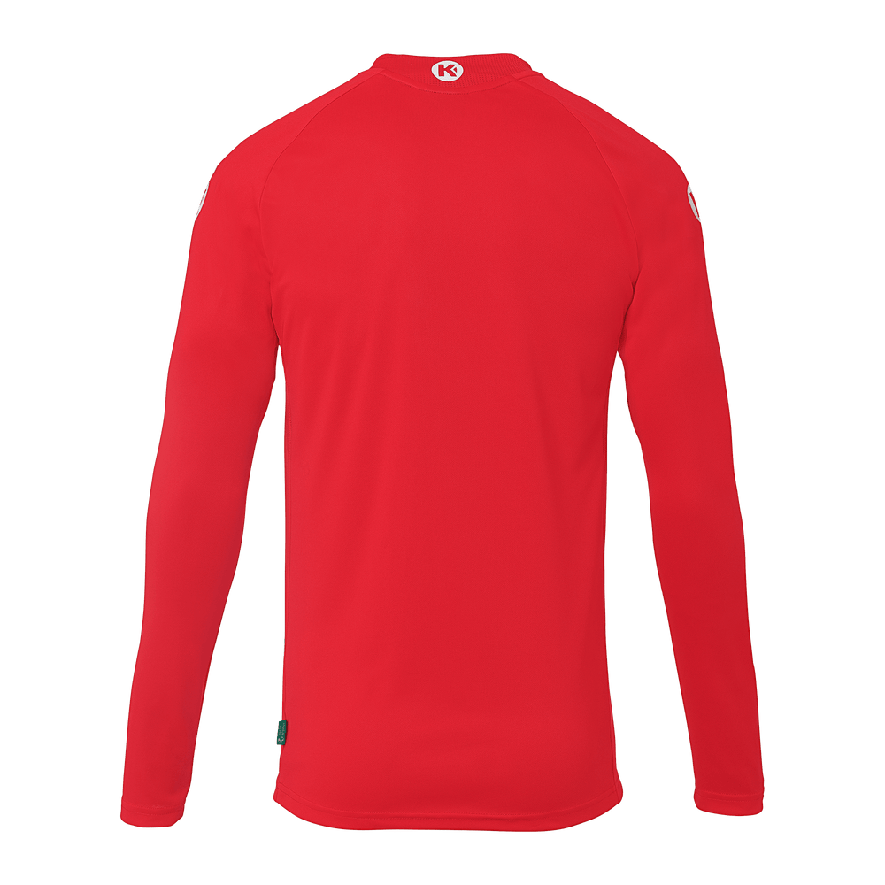 KEMPA Performance Langarmshirt Kind (rot)