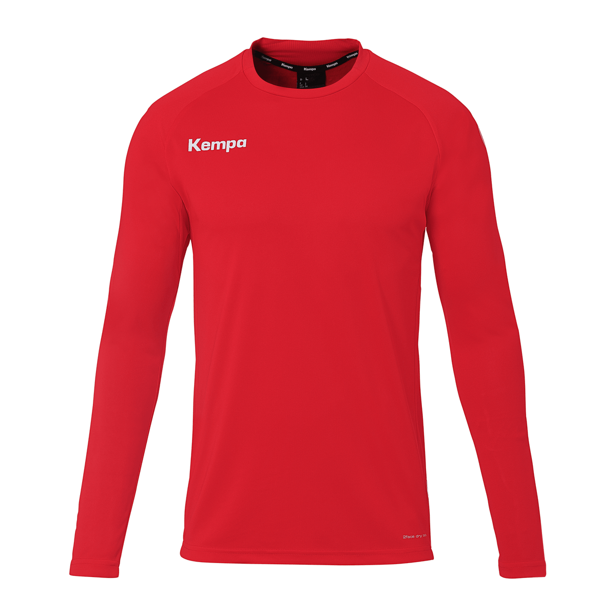 KEMPA Performance Langarmshirt Kind (rot)