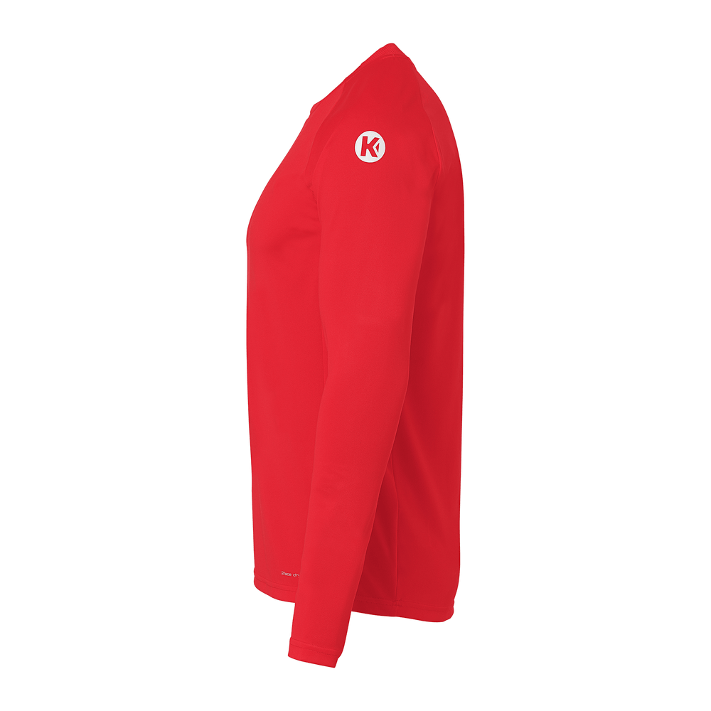 KEMPA Performance Langarmshirt Kind (rot)