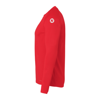 KEMPA Performance Langarmshirt Kind (rot)