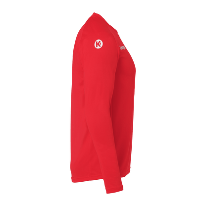KEMPA Performance Langarmshirt Kind (rot)