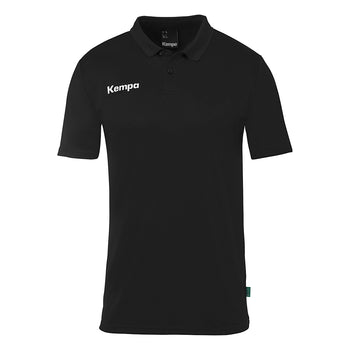 KEMPA Poly Polo Shirt Kind Schwarz
