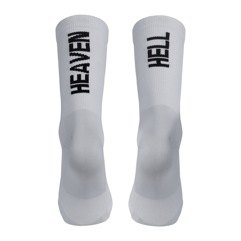KEMPA Stmnt Socken Heaven Hell (silber grau/schwarz)