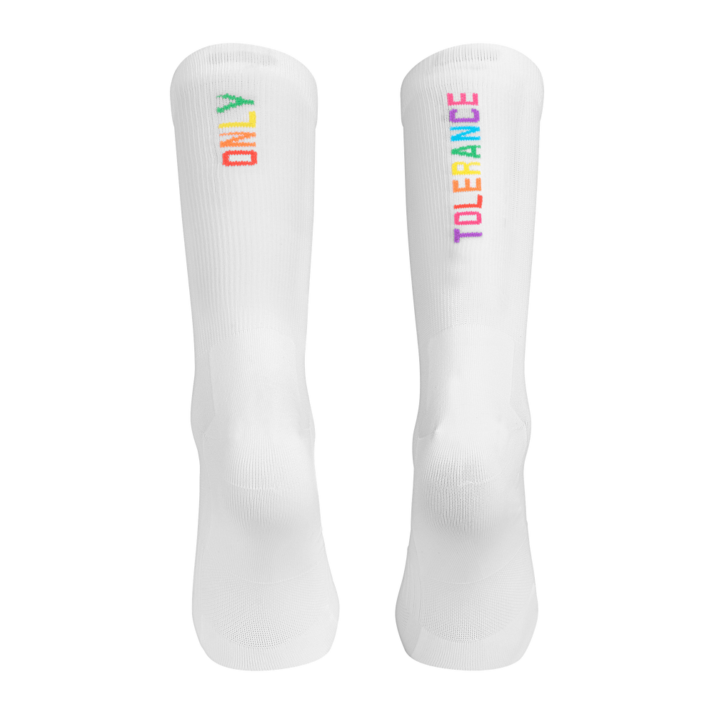 KEMPA Stmnt Socken Only Tolerance (weiß/schwarz/mehrfarbig)