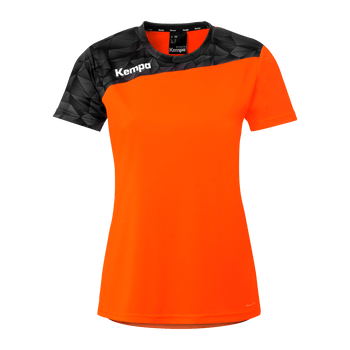 KEMPA Athletics 29 Shirt Damen (fluo orange/schwarz)
