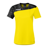 KEMPA Athletics 29 Shirt Damen (limonengelb/schwarz)