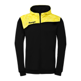 KEMPA Athletics 29 Kapuzenjacke (schwarz/limonengelb)