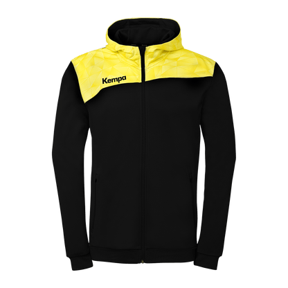 KEMPA Athletics 29 Kapuzenjacke (schwarz/limonengelb)