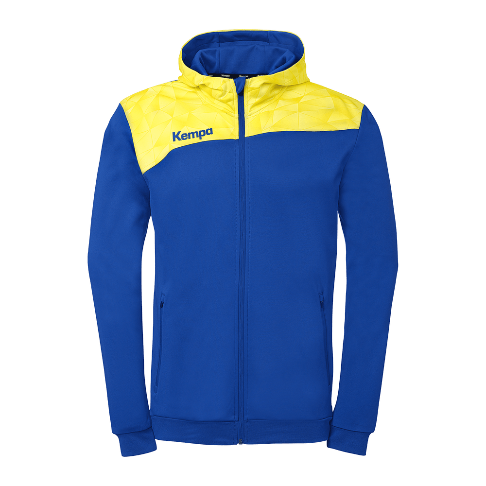 KEMPA Athletics 29 Kapuzenjacke (royal/limonengelb)