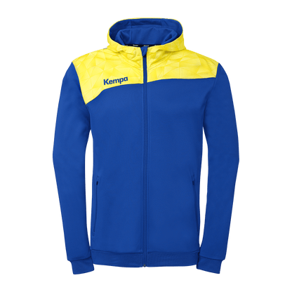 KEMPA Athletics 29 Kapuzenjacke (royal/limonengelb)