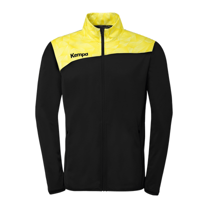 KEMPA Athletics 29 Poly Jacke (schwarz/limonengelb)